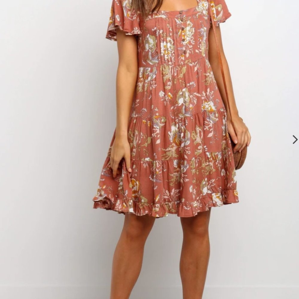 Petal & Pup Kavita Dress - Terracotta
